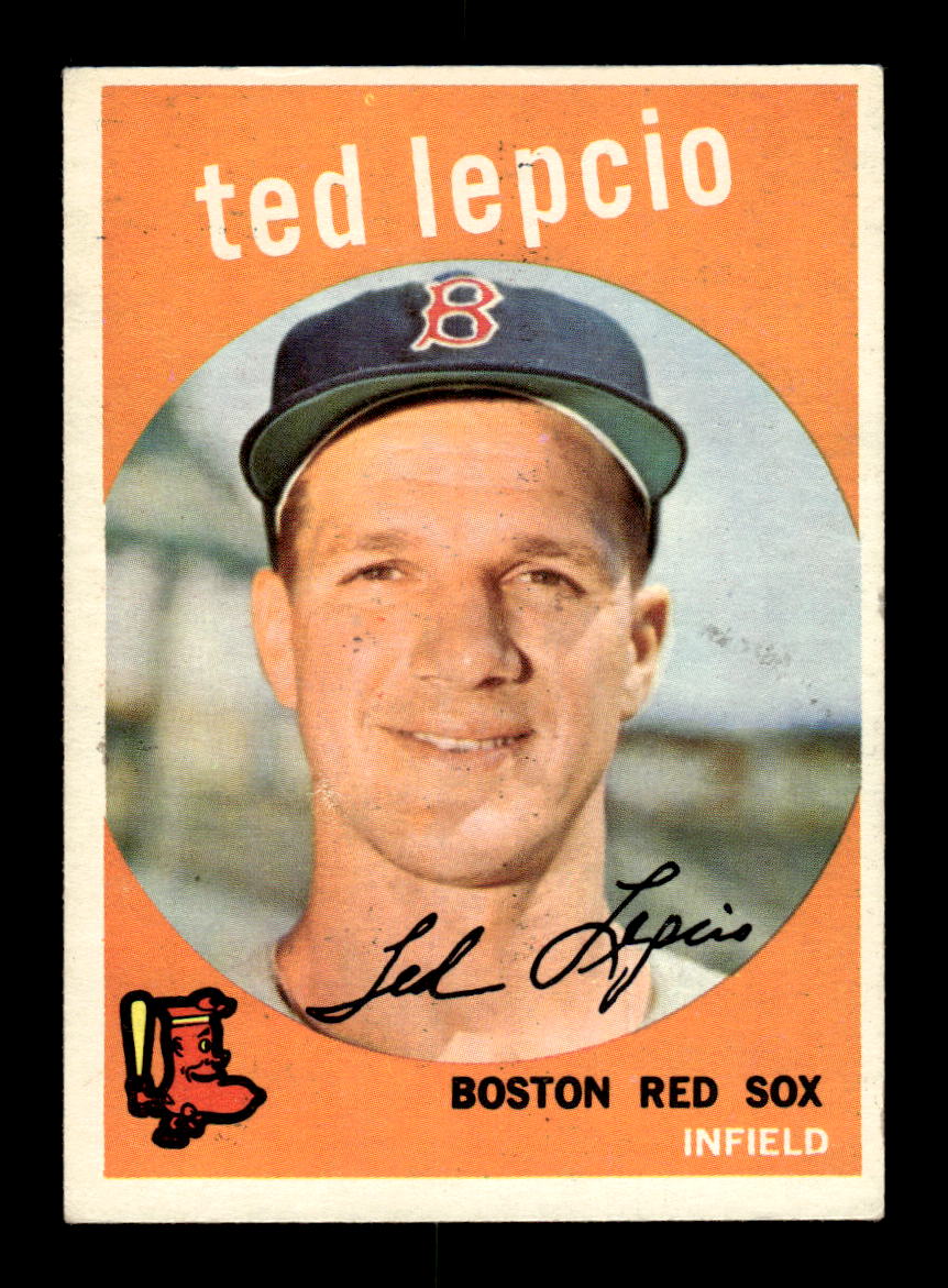 1959 Topps #348 Ted Lepcio Boston Red Sox EX HOF10009412