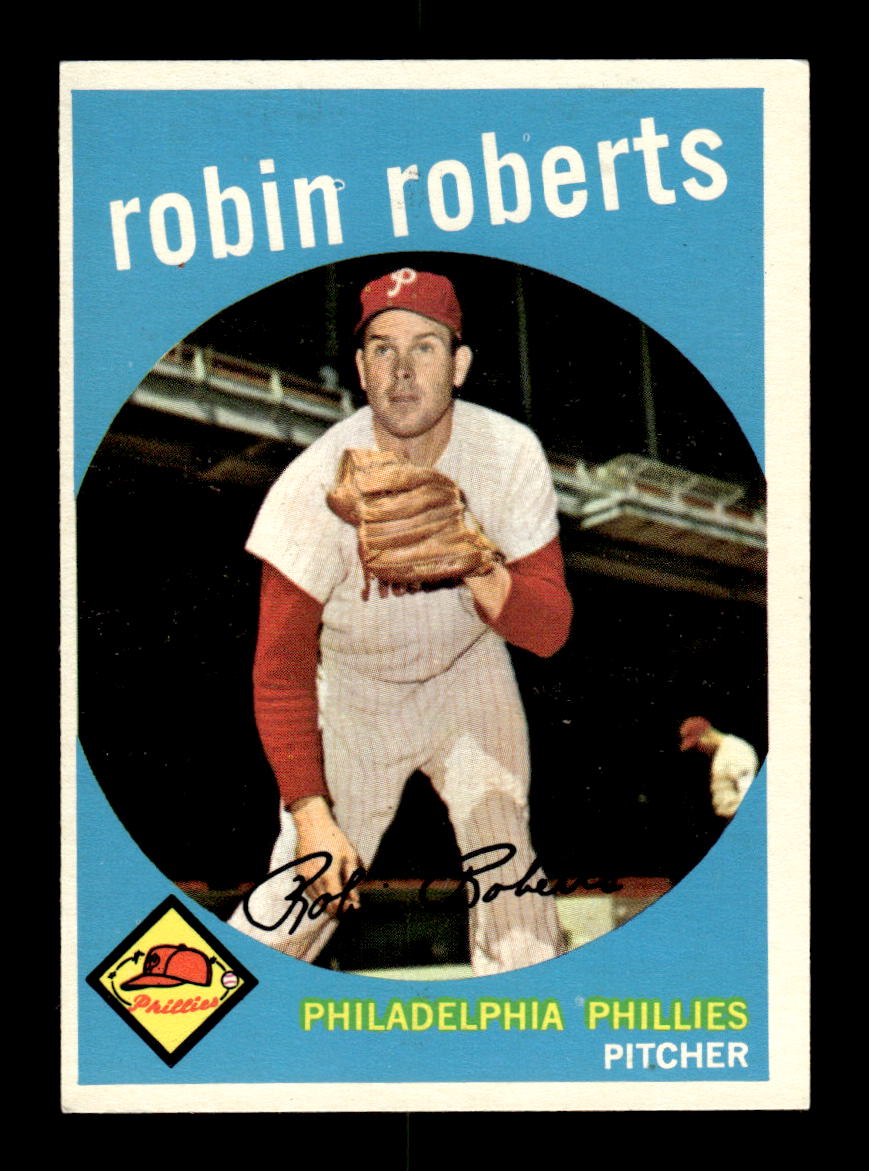 1959 Topps #352 Robin Roberts Philadelphia Phillies EXMT HOF10009414