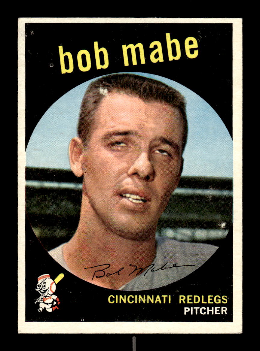 1959 Topps #356 Bob Mabe Cincinnati Redlegs EX HOF10009417