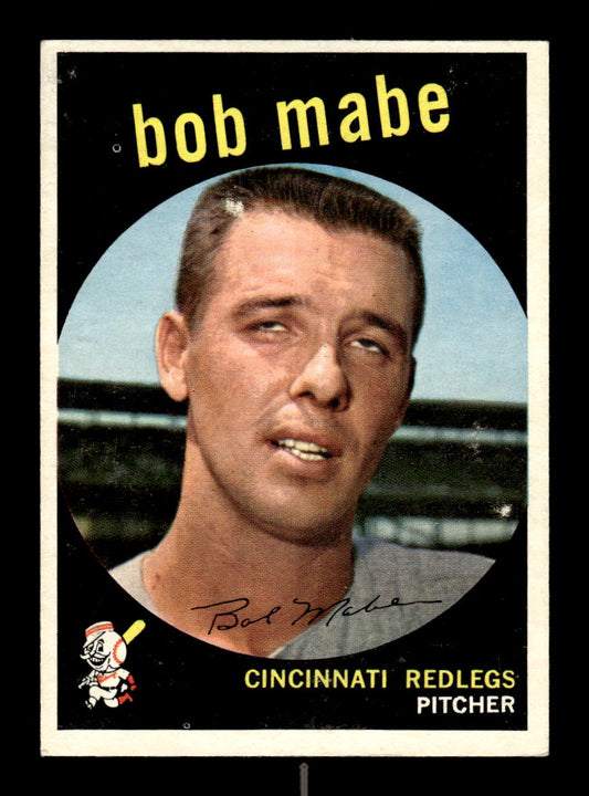 1959 Topps #356 Bob Mabe Cincinnati Redlegs EX HOF10009417