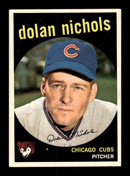 1959 Topps #362b Dolan Nichols Chicago Cubs NMT HOF10009422