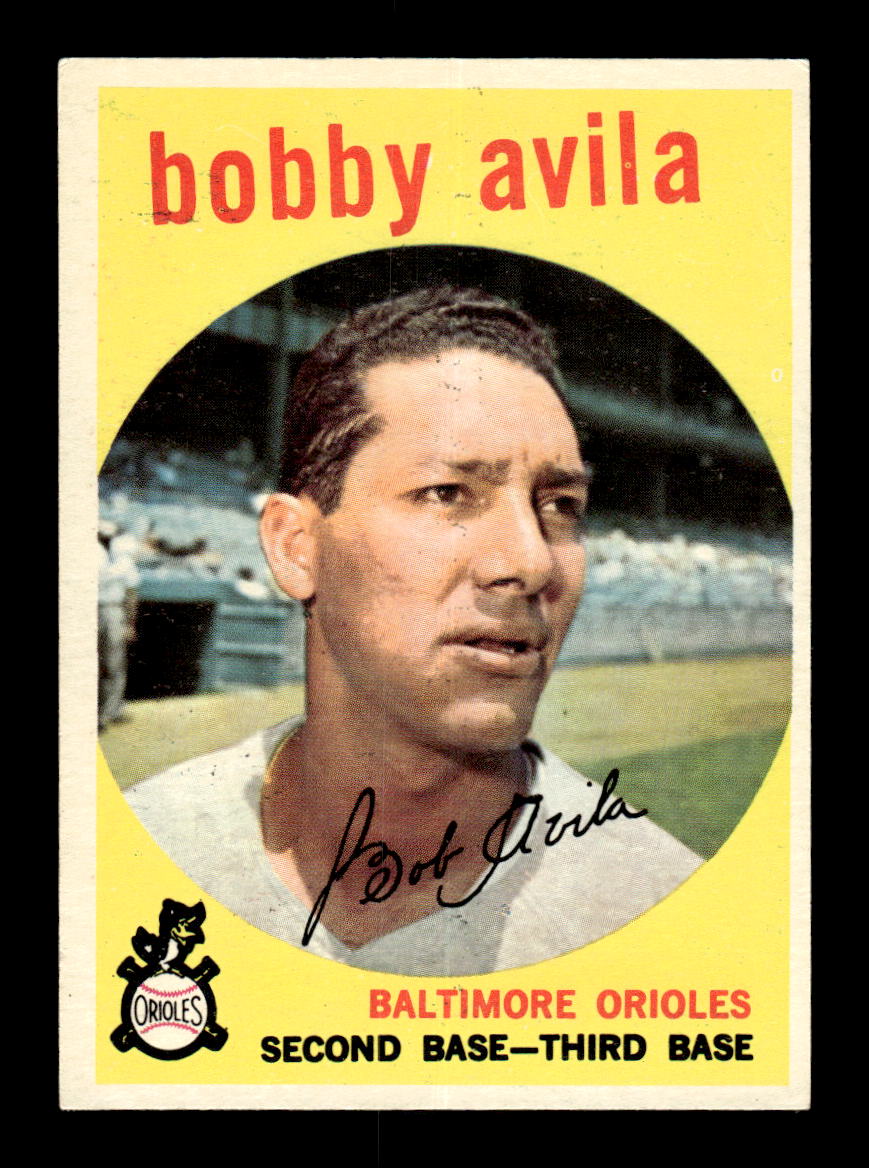 1959 Topps #363 Bobby Avila Baltimore Orioles EX HOF10009423