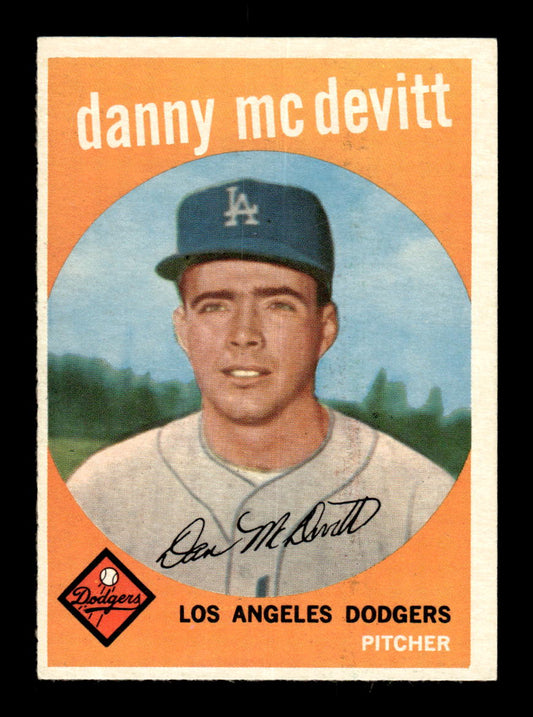 1959 Topps #364 Danny McDevitt Los Angeles Dodgers NMT HOF10009424