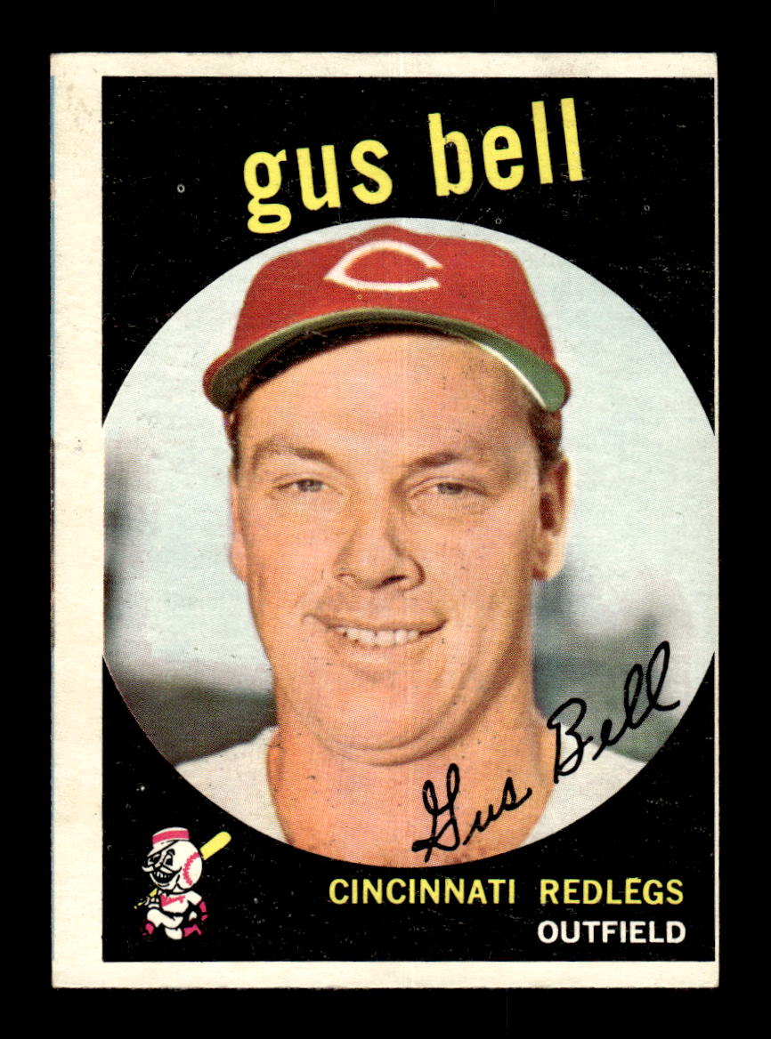 1959 Topps #365 Gus Bell Cincinnati Redlegs EX HOF10009425