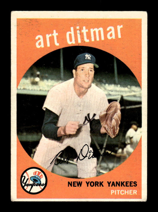 1959 Topps #374 Art Ditmar New York Yankees EX HOF10009434