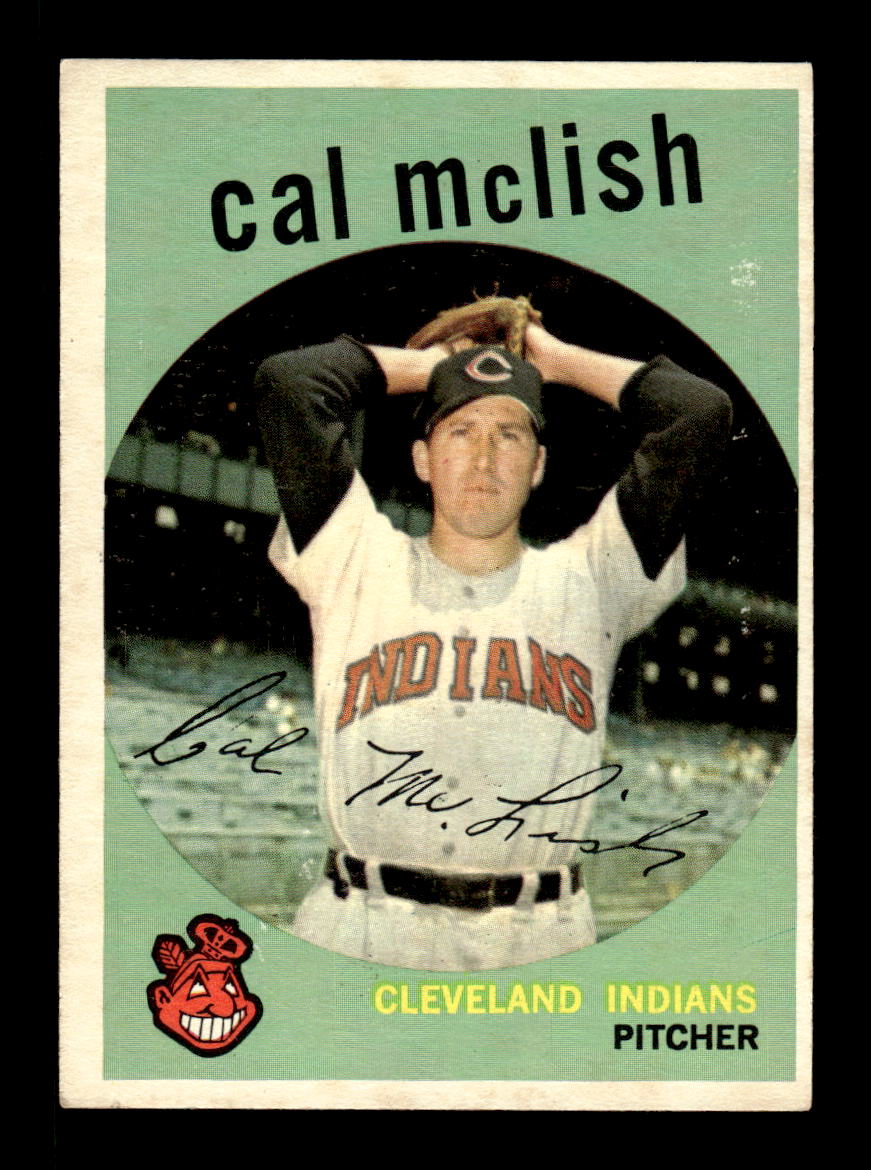 1959 Topps #445 Cal McLish Cleveland Indians EX HOF10009437