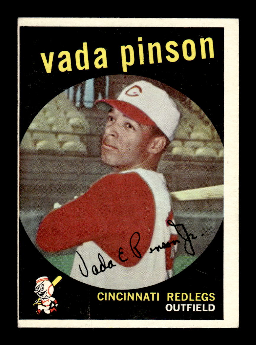 1959 Topps #448 Vada Pinson Cincinnati Redlegs EXMT HOF10009440