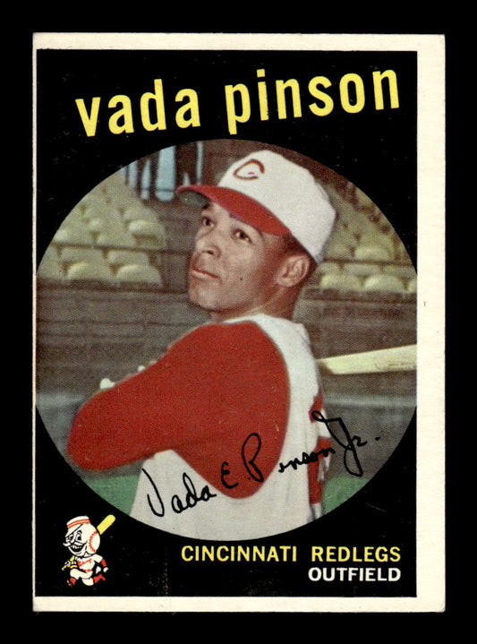 1959 Topps #448 Vada Pinson Cincinnati Redlegs EXMT HOF10009440