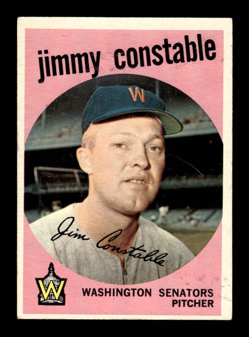 1959 Topps #451 Jimmy Constable Washington Senators EX HOF10009443