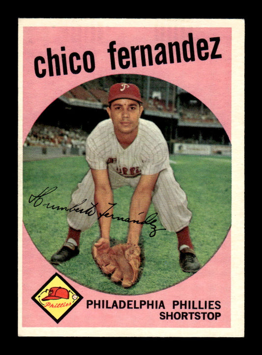 1959 Topps #452 Chico Fernandez Philadelphia Phillies EXMT HOF10009444