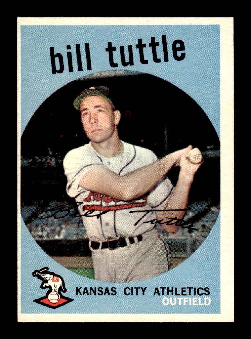 1959 Topps #459 Bill Tuttle Kansas City Athletics NMT HOF10009450