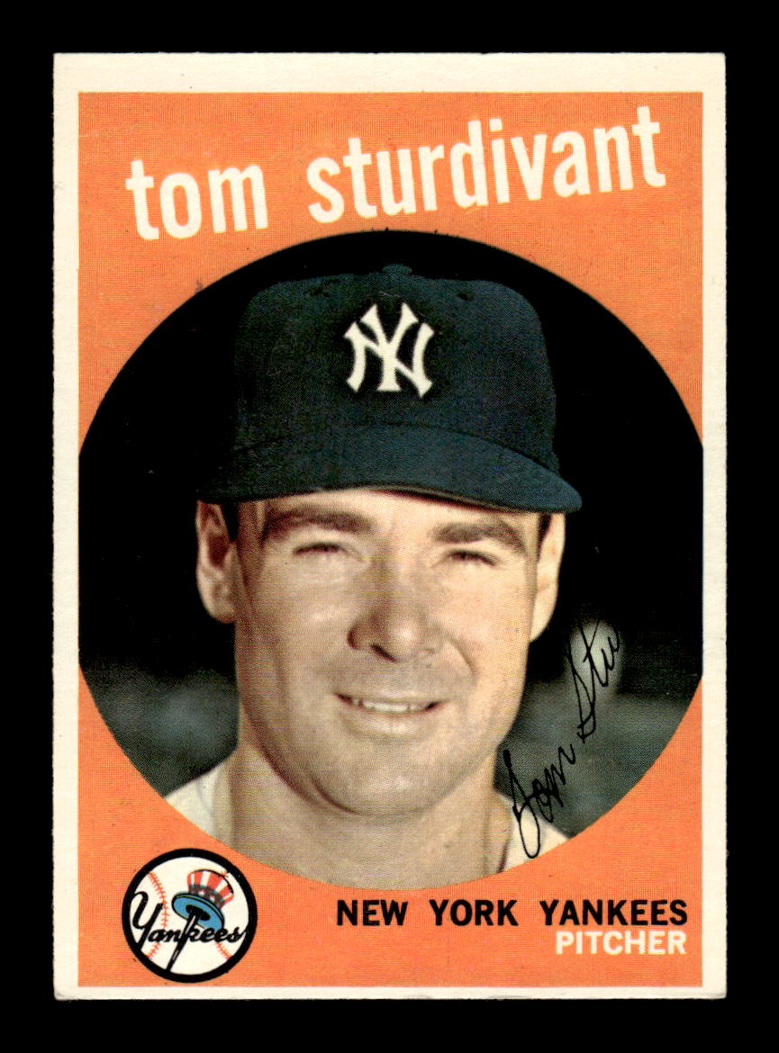 1959 Topps #471 Tom Sturdivant New York Yankees EX HOF10009452