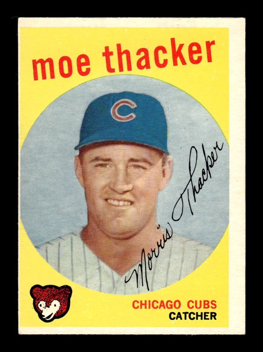 1959 Topps #474 Moe Thacker Chicago Cubs EX HOF10009455