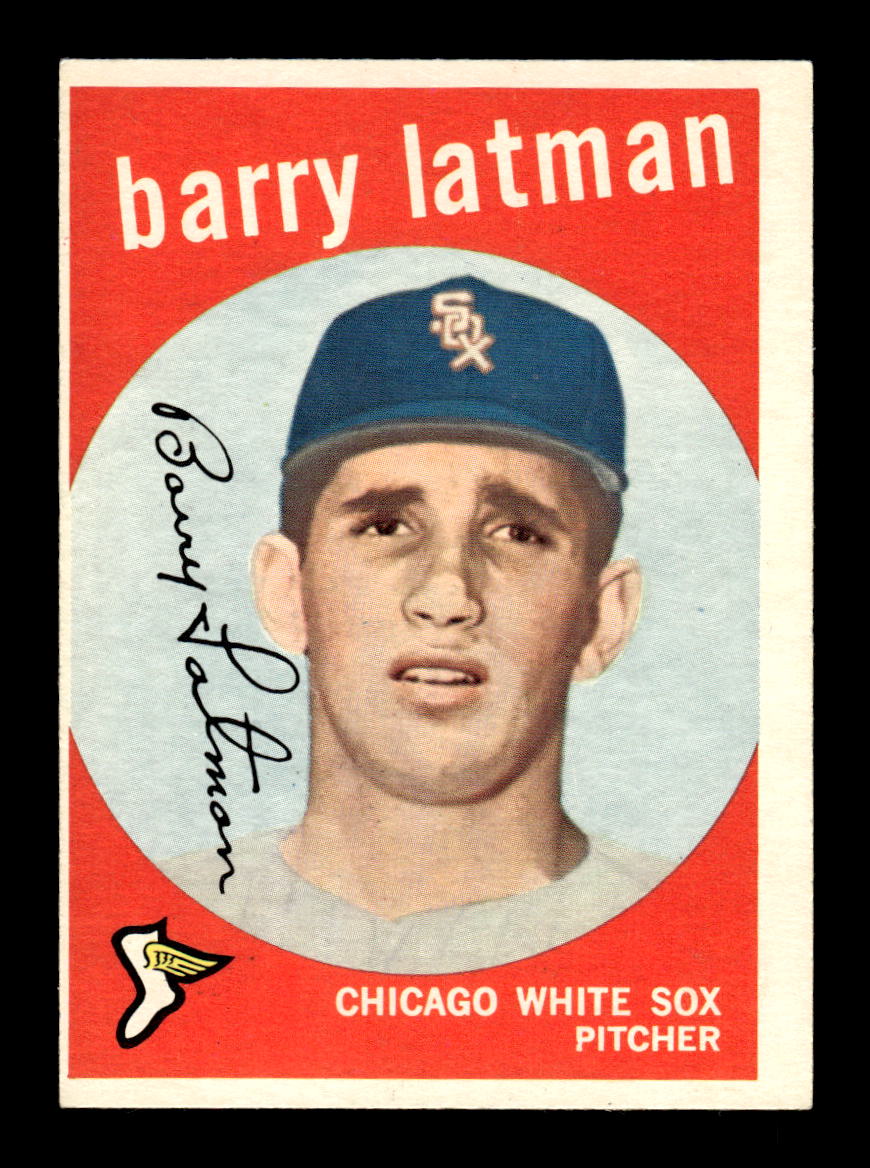 1959 Topps #477 Barry Latman Chicago White Sox EXMT HOF10009458