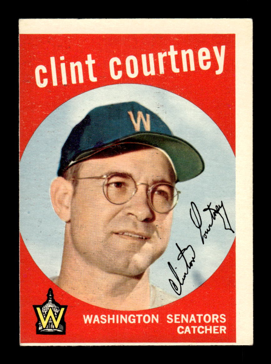 1959 Topps #483 Clint Courtney Washington Senators EX HOF10009463