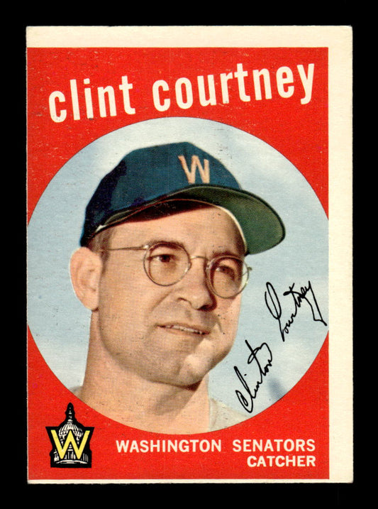 1959 Topps #483 Clint Courtney Washington Senators EX HOF10009463