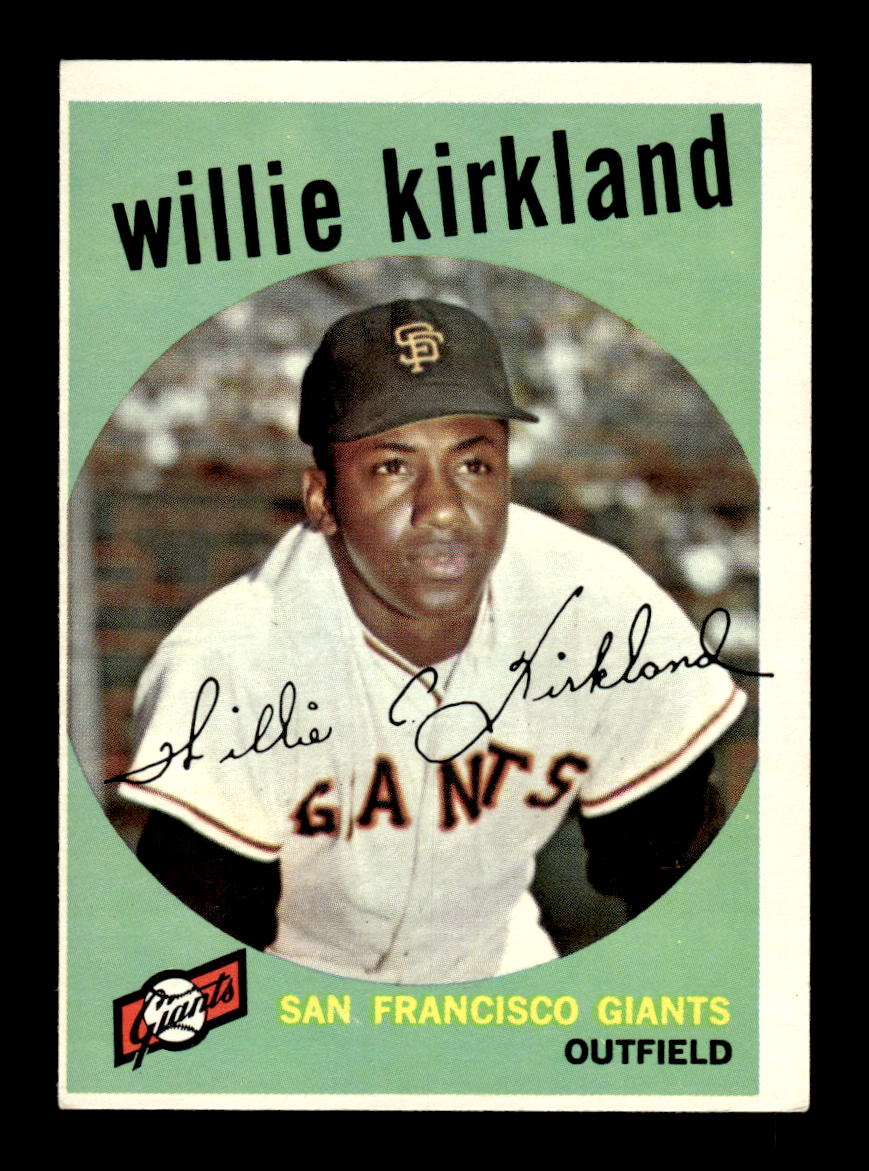 1959 Topps #484 Willie Kirkland San Francisco Giants EX HOF10009464