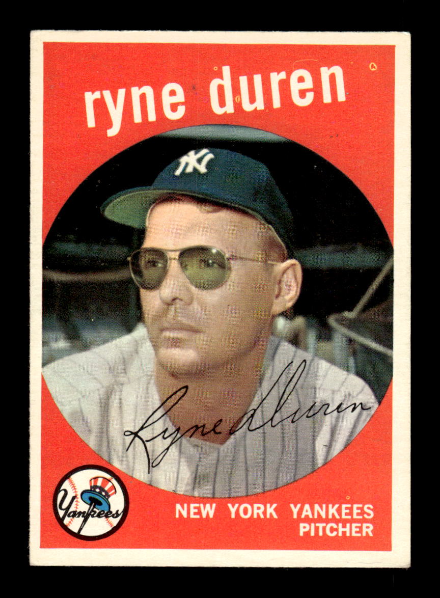 1959 Topps #485 Ryne Duren New York Yankees EX HOF10009465