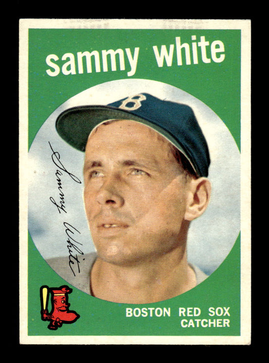 1959 Topps #486 Sammy White Boston Red Sox EX HOF10009466
