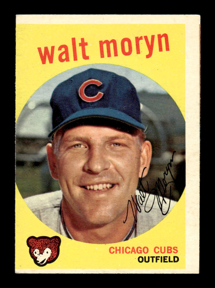 1959 Topps #488 Walt Moryn Chicago Cubs EX HOF10009468