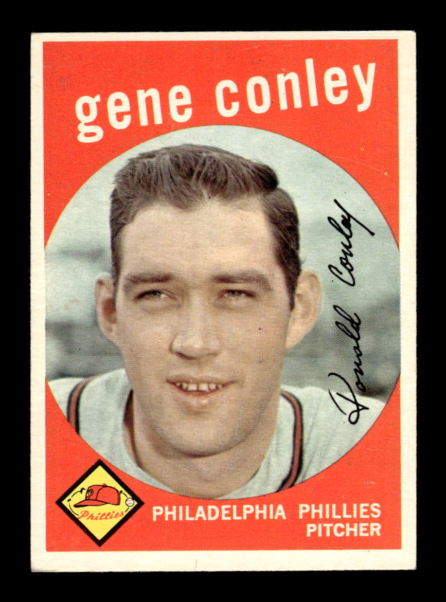 1959 Topps #492 Gene Conley Philadelphia Phillies EX HOF10009472