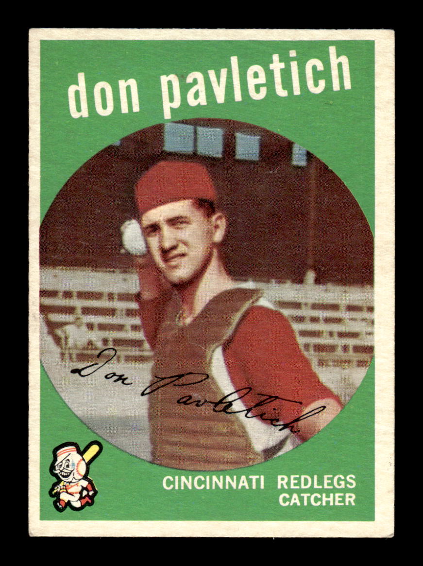 1959 Topps #494 Don Pavletich Cincinnati Redlegs EXMT HOF10009474