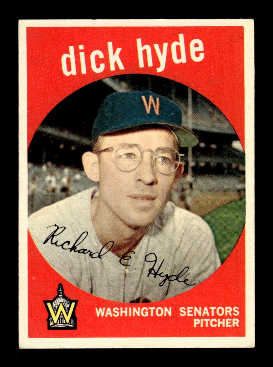1959 Topps #498 Dick Hyde Washington Senators EX HOF10009478