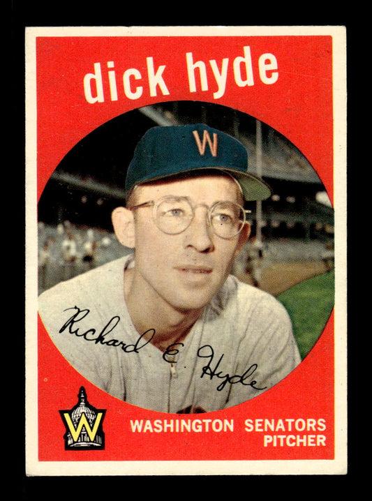 1959 Topps #498 Dick Hyde Washington Senators EX HOF10009478