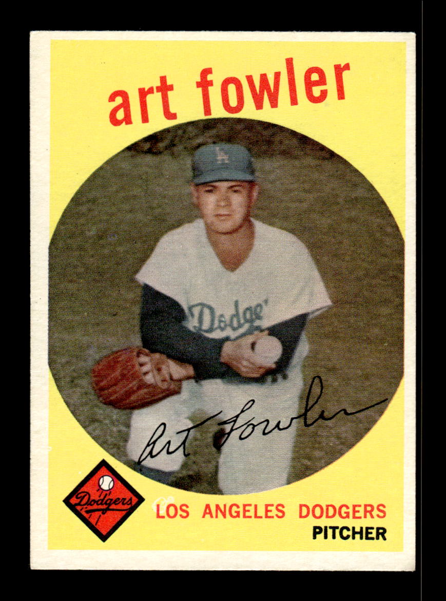 1959 Topps #508 Art Fowler Los Angeles Dodgers EX HOF10009488