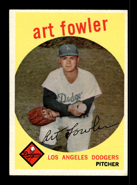 1959 Topps #508 Art Fowler Los Angeles Dodgers EX HOF10009488