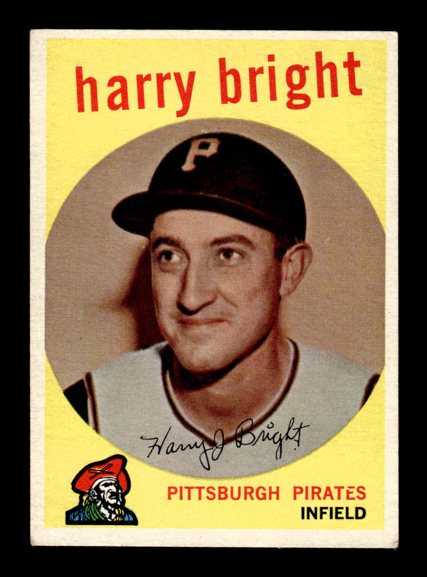 1959 Topps #523 Harry Bright Pittsburgh Pirates EX HOF10009498