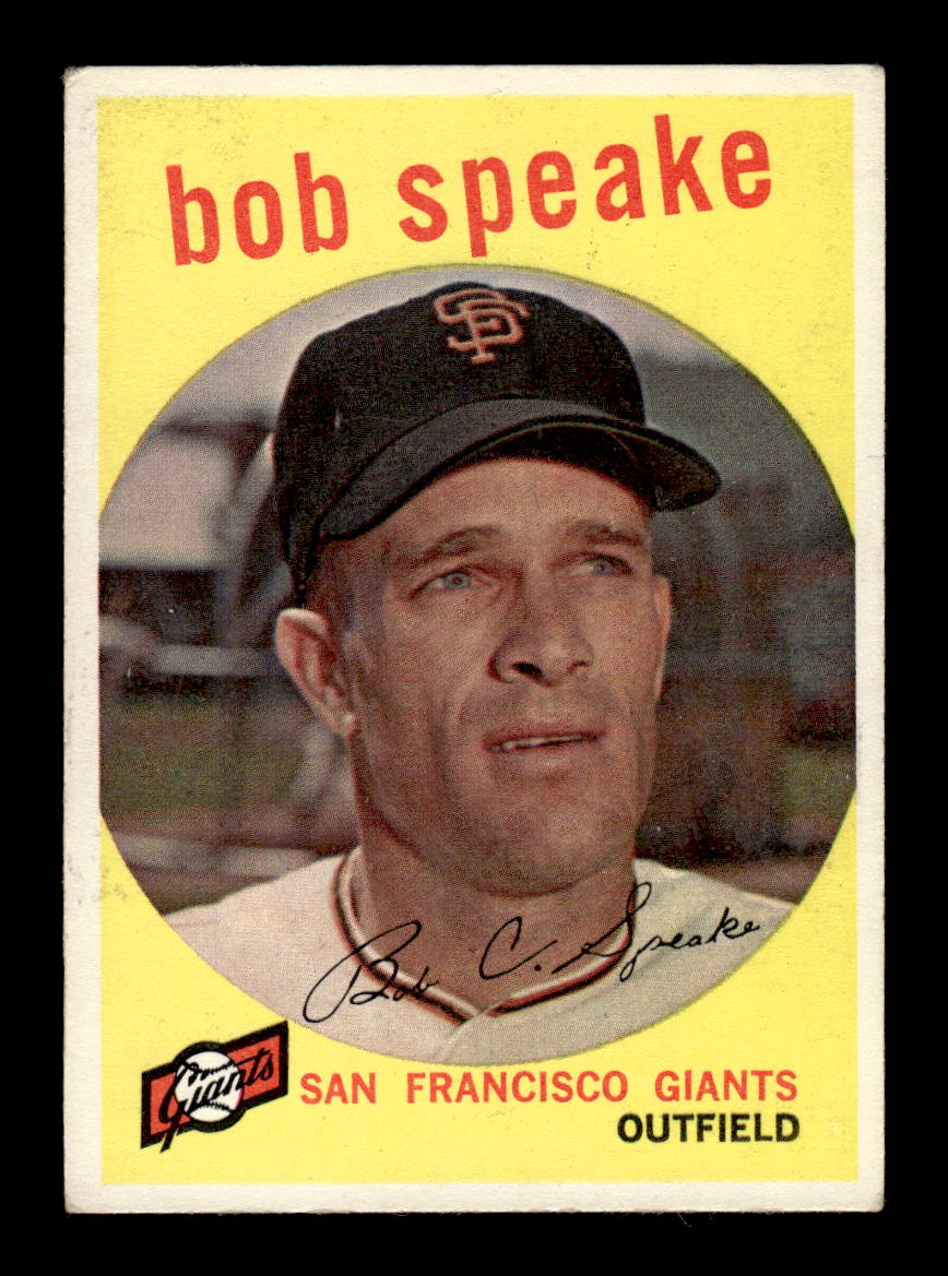 1959 Topps #526 Bob Speake San Francisco Giants EX HOF10009500