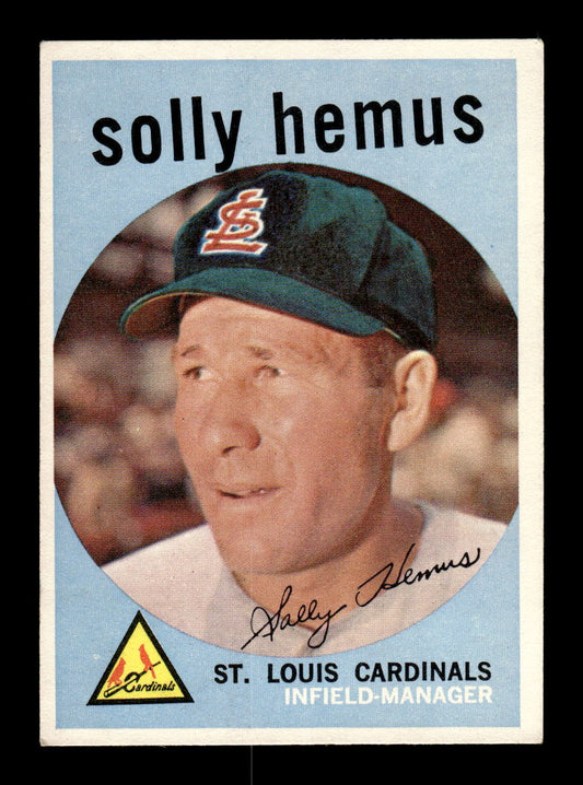 1959 Topps #527 Solly Hemus St. Louis Cardinals EX HOF10009501