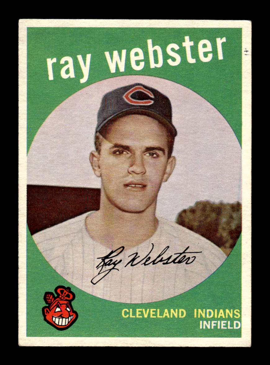 1959 Topps #531 Ray Webster Cleveland Indians EX HOF10009504
