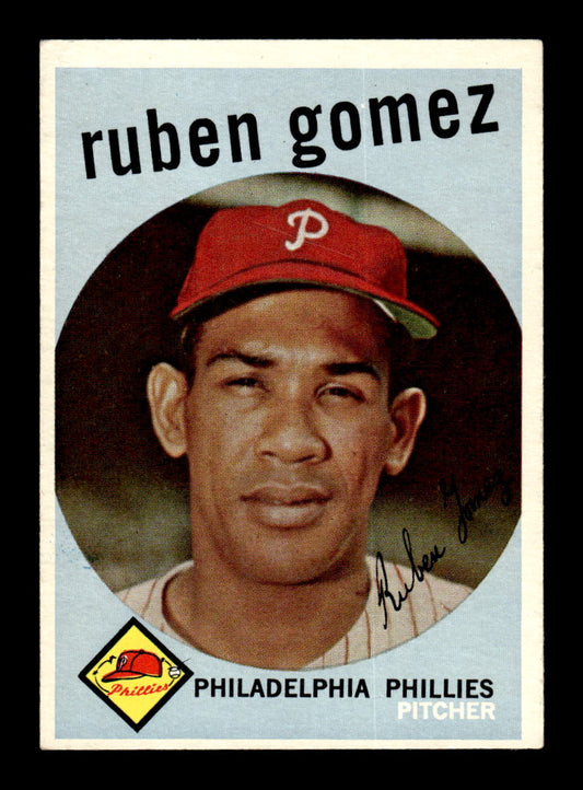 1959 Topps #535 Ruben Gomez Philadelphia Phillies EXMT HOF10009508