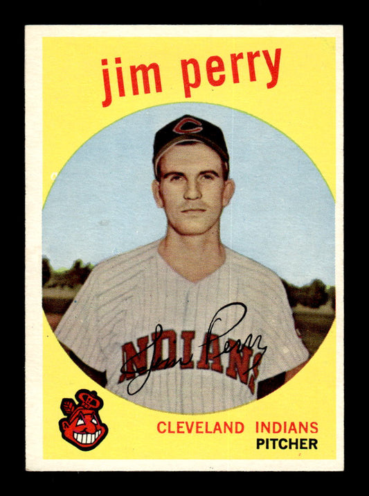 1959 Topps #542 Jim Perry Cleveland Indians NMT HOF10009514