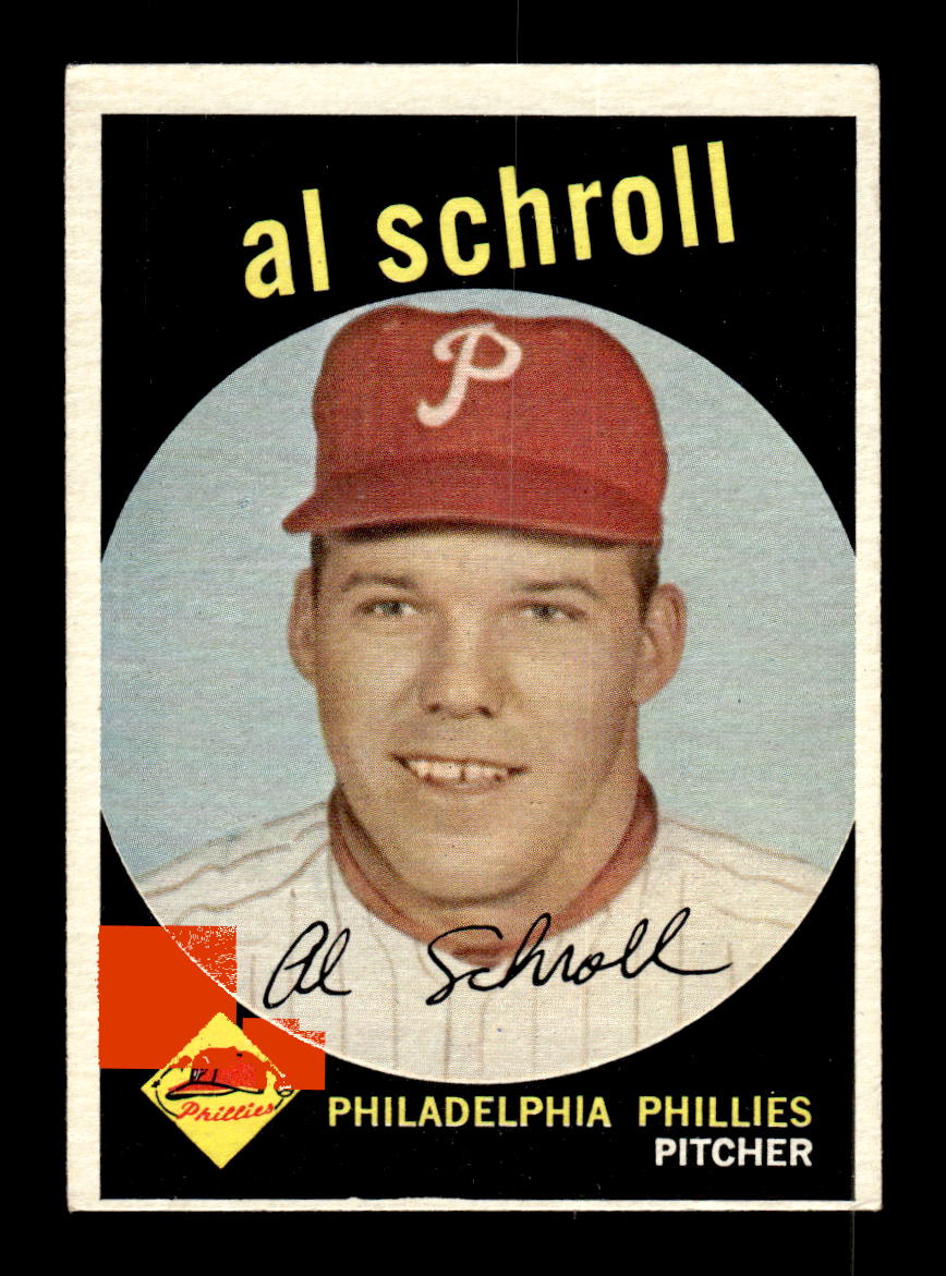 1959 Topps #546 Al Schroll Philadelphia Phillies EX HOF10009516
