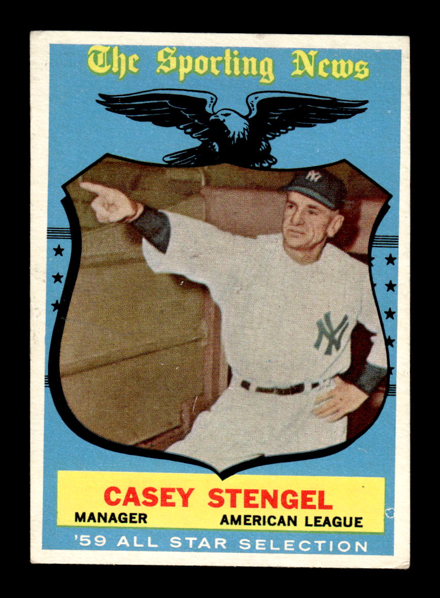 1959 Topps #552 Casey Stengel New York Yankees EX HOF10009522