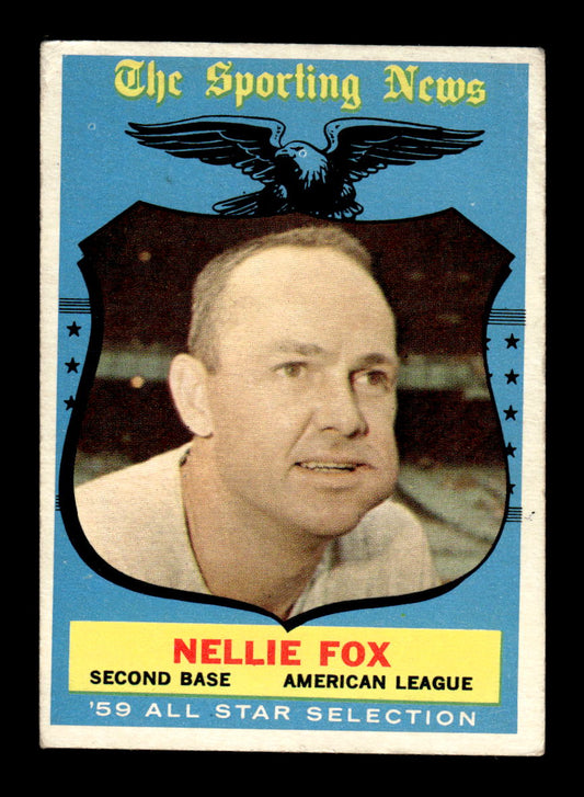 1959 Topps #556 Nellie Fox Chicago White Sox VG HOF10009526