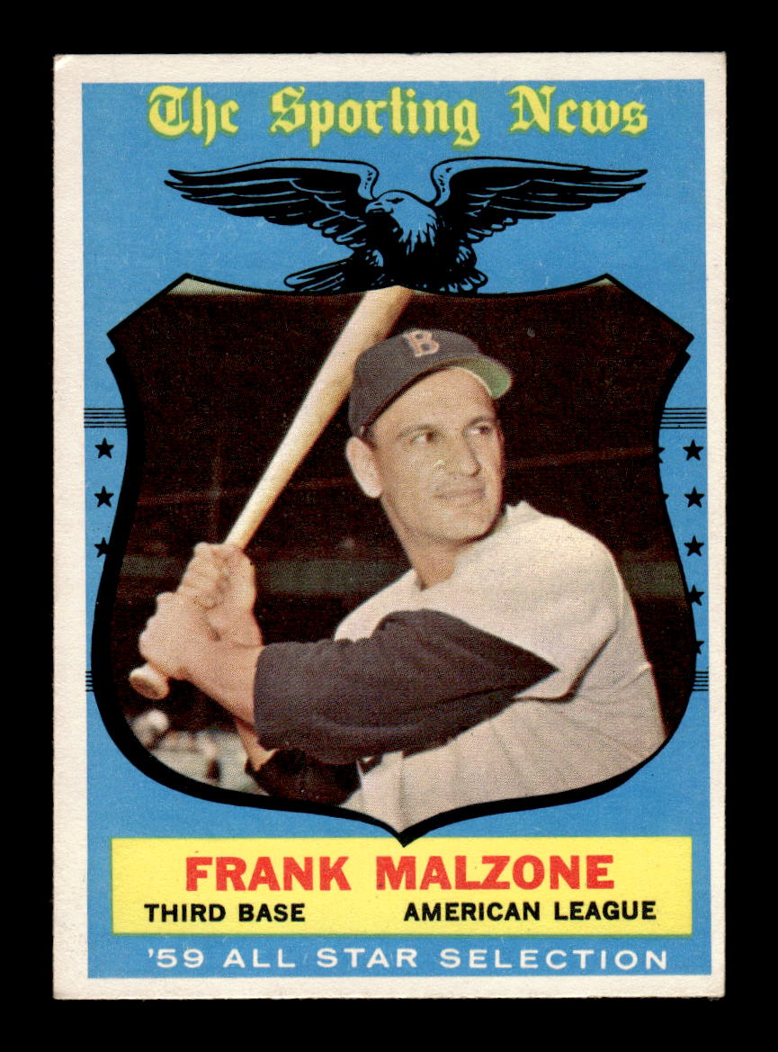 1959 Topps #558 Frank Malzone Boston Red Sox EX HOF10009527