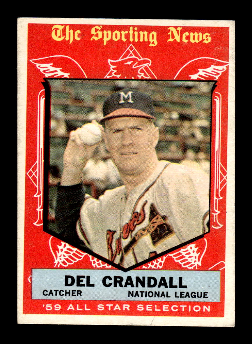 1959 Topps #567 Del Crandall Milwaukee Braves EX HOF10009531