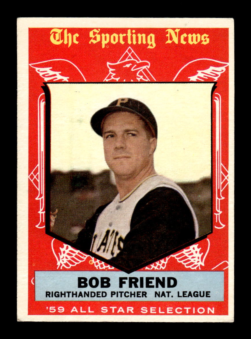 1959 Topps #569 Bob Friend Pittsburgh Pirates EX HOF10009532