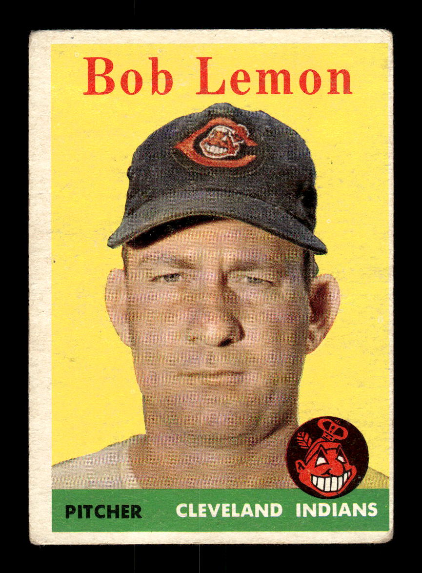 1958 Topps #2a Bob Lemon Cleveland Indians VG KC10009535