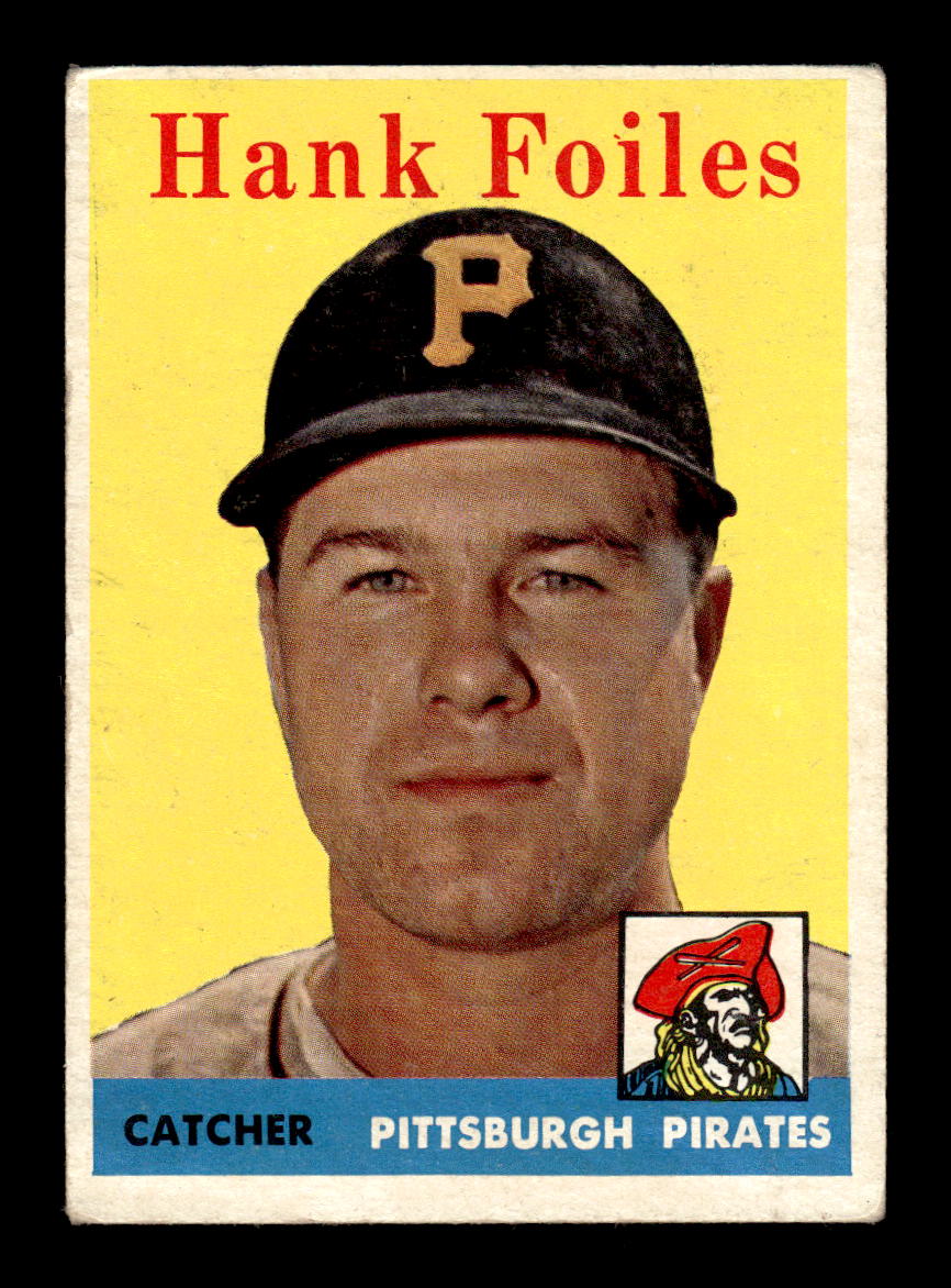 1958 Topps #4 Hank Foiles Pittsburgh Pirates VGEX KC10009537
