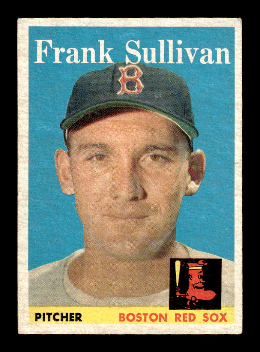 1958 Topps #18 Frank Sullivan Boston Red Sox EX KC10009548
