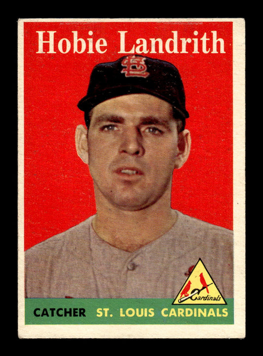 1958 Topps #24a Hobie Landrith St. Louis Cardinals EX KC10009553
