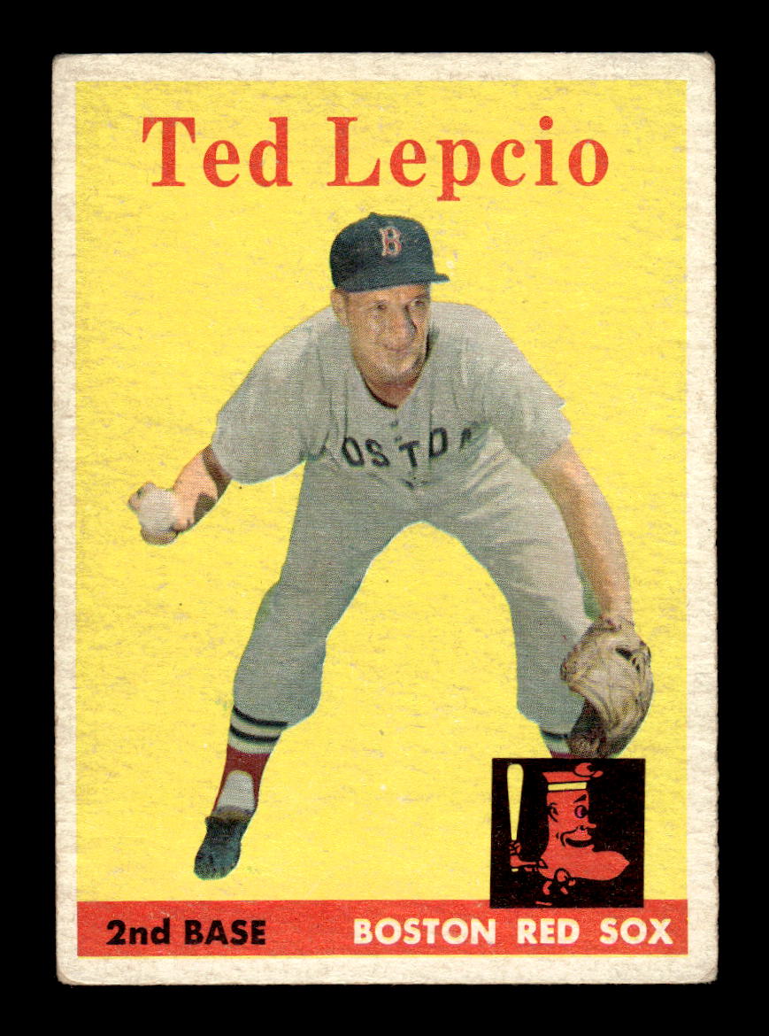 1958 Topps #29 Ted Lepcio Boston Red Sox EX KC10009558
