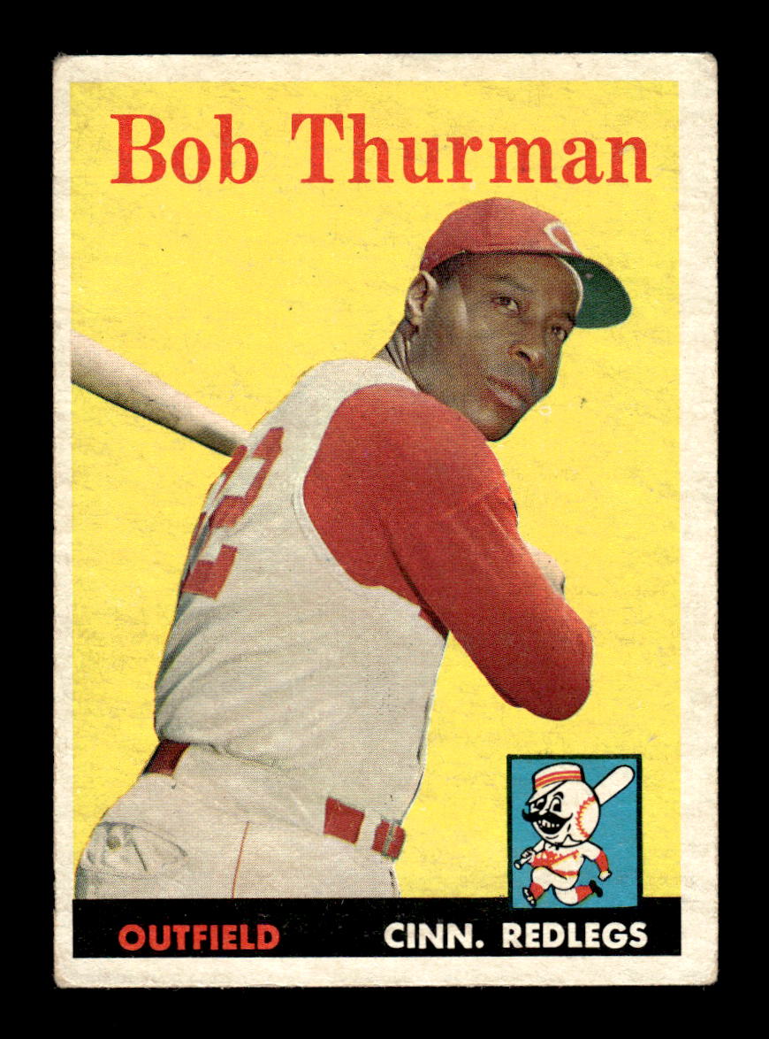 1958 Topps #34 Bob Thurman Cincinnati Redlegs EX KC10009562