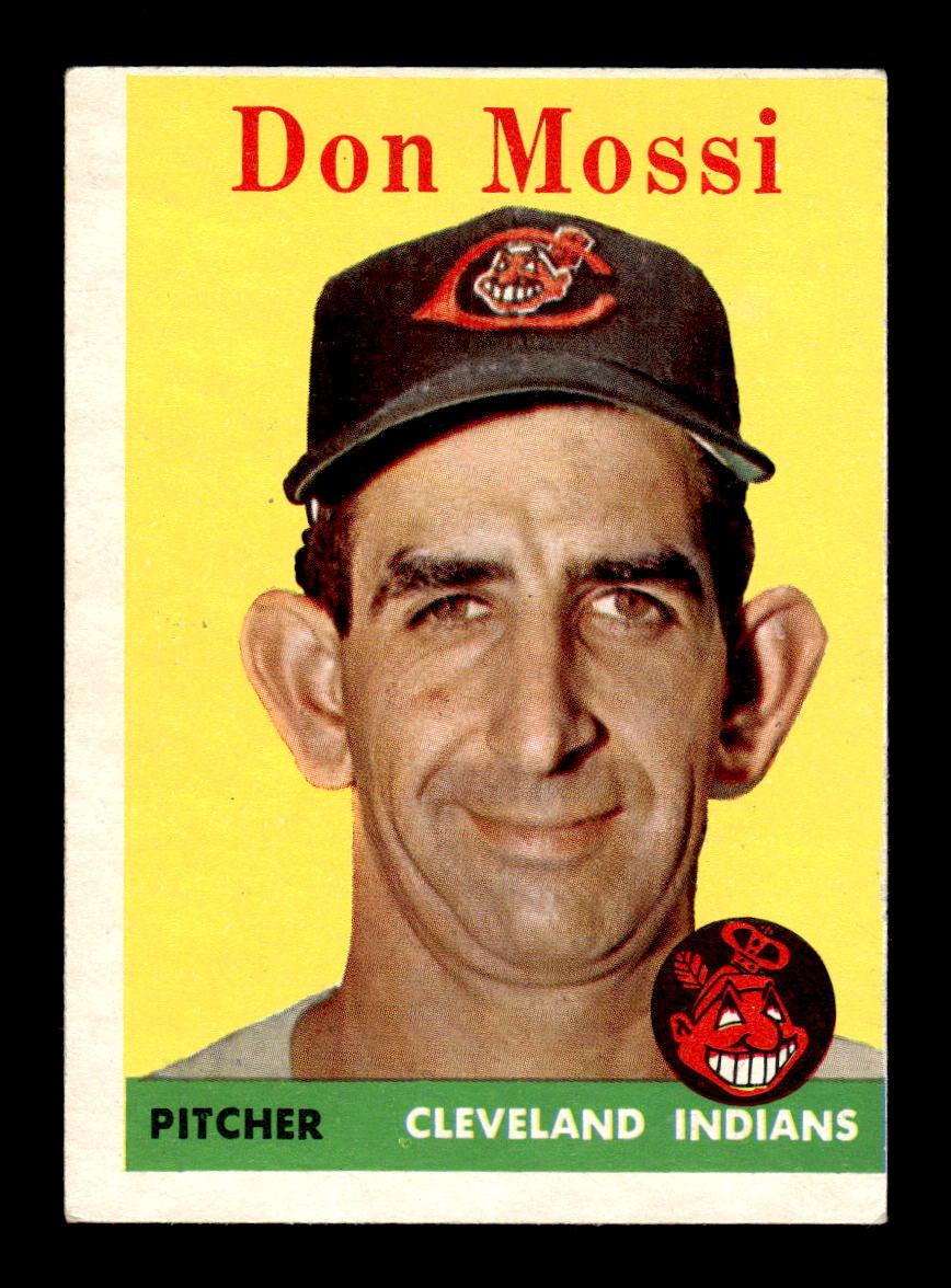 1958 Topps #35a Don Mossi Cleveland Indians EX KC10009563