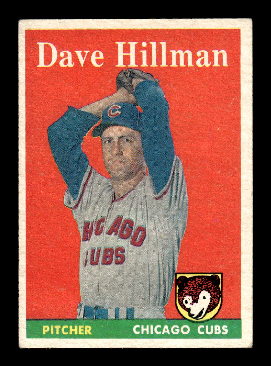1958 Topps #41 Dave Hillman Chicago Cubs EX KC10009569
